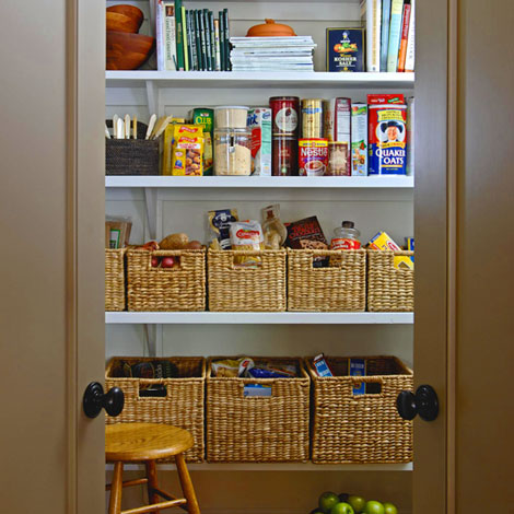 Kitchen Chalkboard on Closet Can Be Converted Into A Small Pantry  Where Food And Dishes